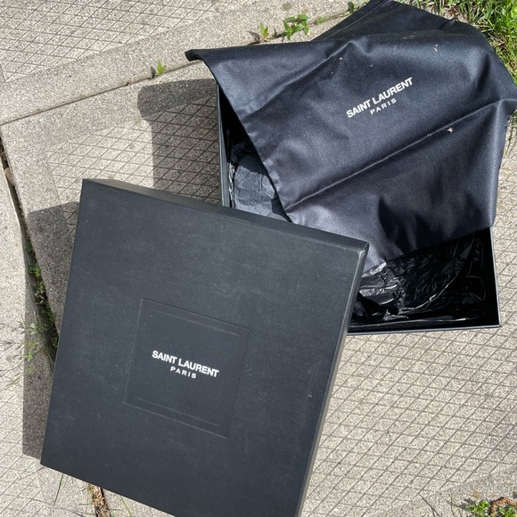 YSL heels BIANCA 85 BUT AS SAN genuine leather + original box - Picture 4 of 4